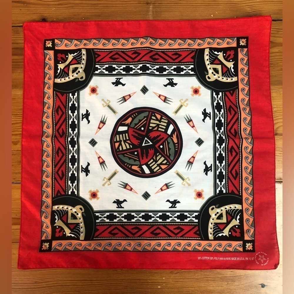 Vintage Wamcraft Navajo bandanna